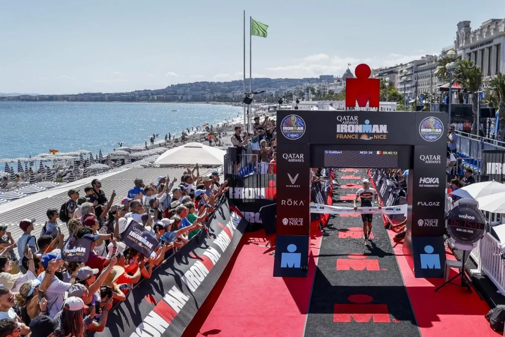 Ironman Nice finish line
