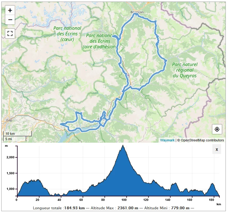 Parcours vélo Embrunman : Simulateur de Performance & Pacing